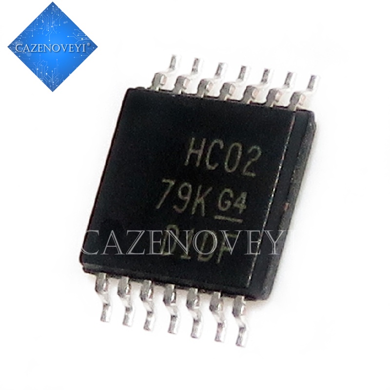 10pcs Ic Sn74Hc02Pw 74hc02 Hc02 Tssop-14