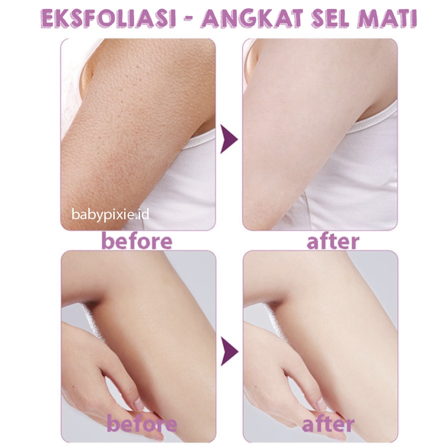 Blackberry Exfoliating Gel Body Scrub Eksfoliasi Kulit Mati 60ml XX072