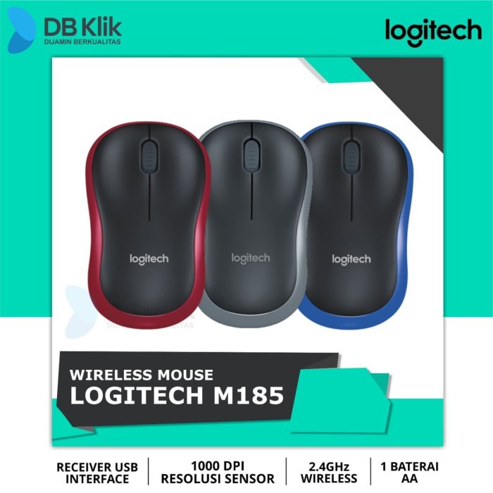 Mouse Wireless Logitech M185 |