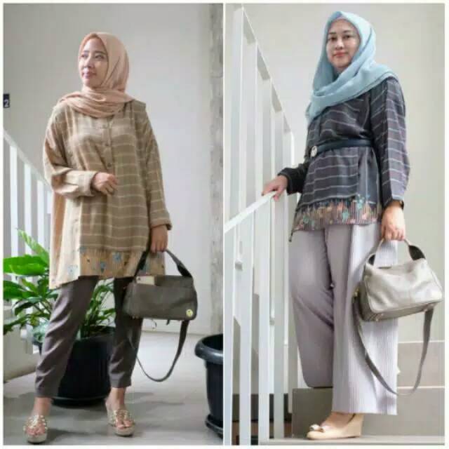 Ria Miranda Giyanti Top Blue