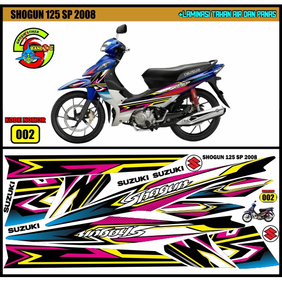 STRIPING VARIASI SUZUKI SHOGUN 125 SP