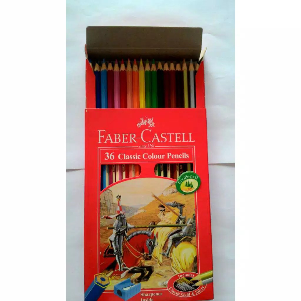 

RB Pensil Warna Faber Castell 36 Classic / Free Rautan