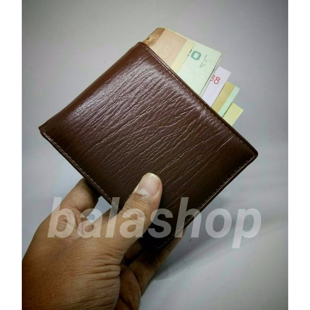 PROMO dompet kulit pria asli kulit sapi motif serat kayu asli garut