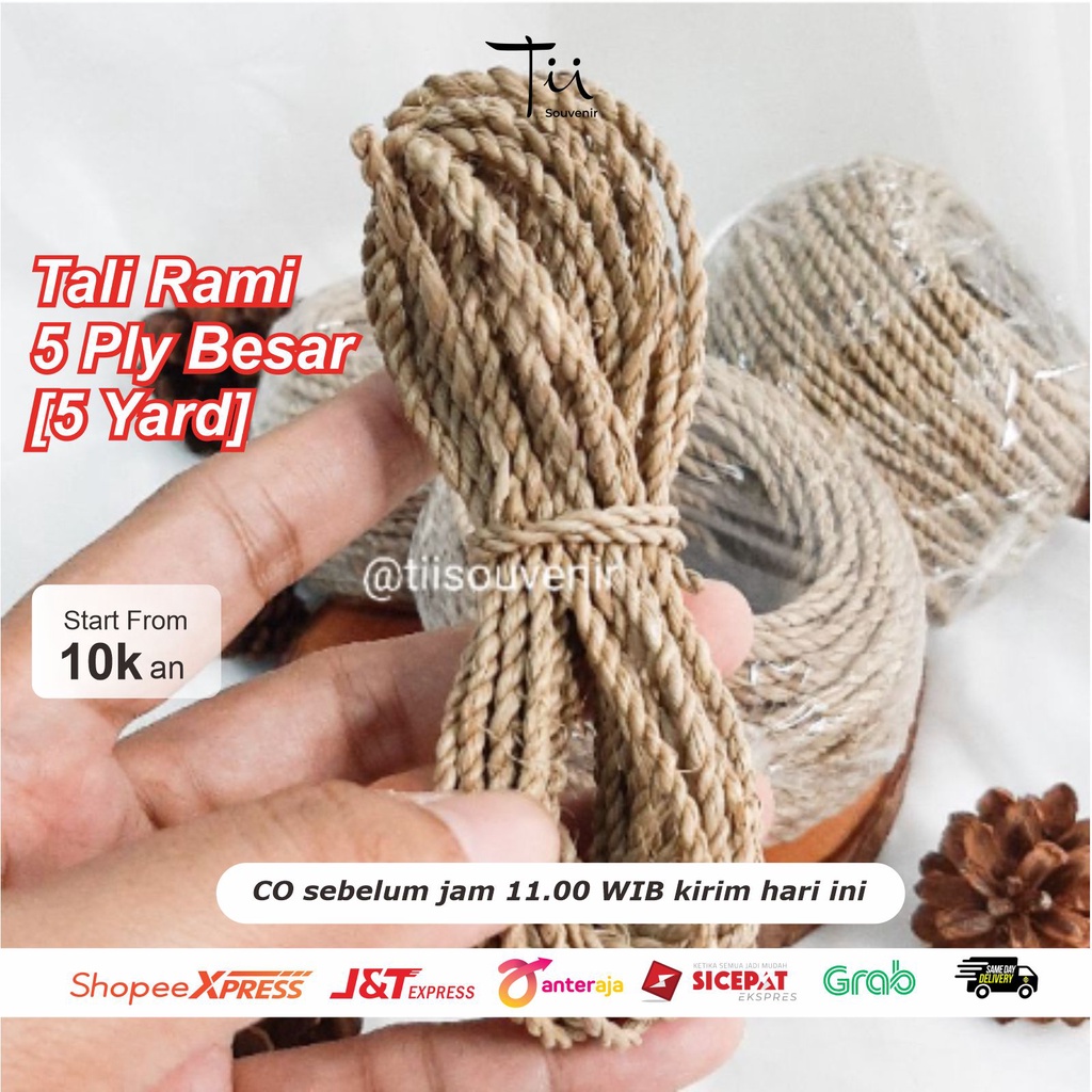 

Tali Rami 5 Ply Besar [5 Yard]