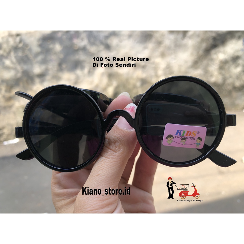 Kacamata anak BOBOHO / Kacamata anak Bulat Lucu / Kacamata anak Laki-Laki dan Perempuan