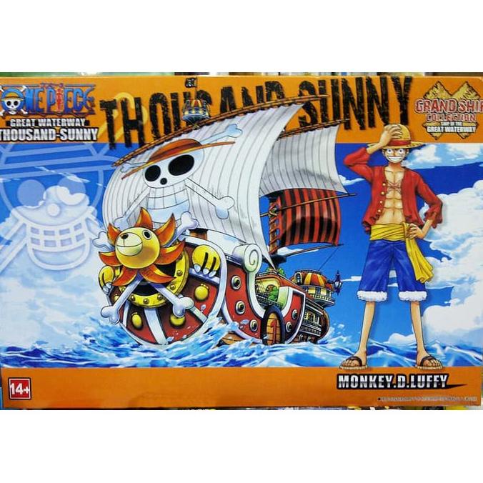 KAPAL ONE PIECE THOUSAND SUNNY MODEL KIT GRAND SHIP NEW KAPAL THOUSAND SUNNY HADIAH ULANG TAHUN