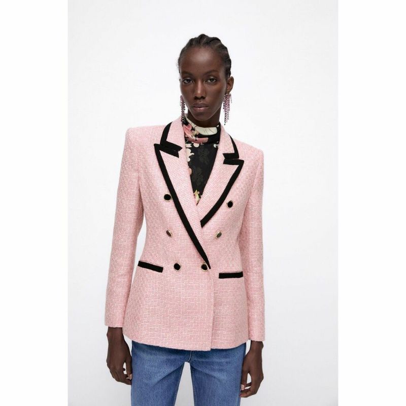 Import Blazer Tweed Pink