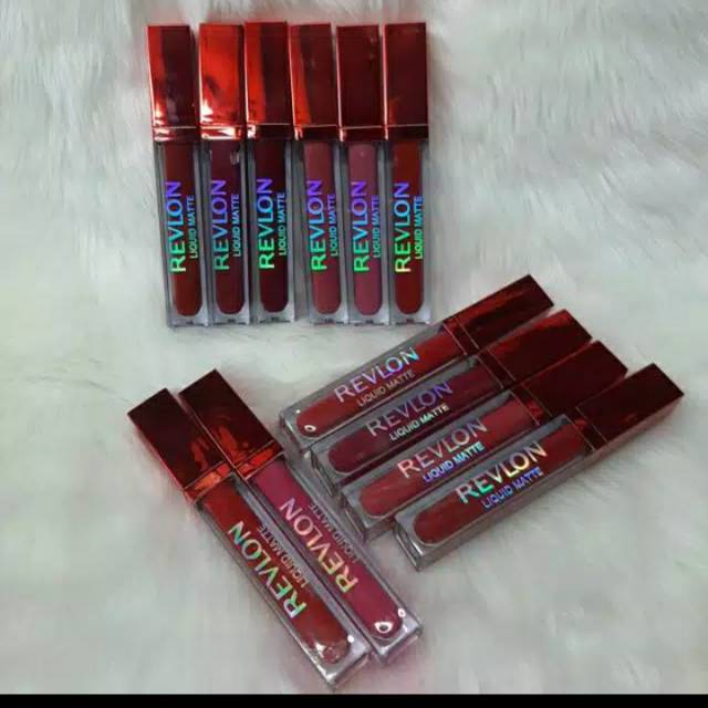 LIPGLOSS REVLON MATTE TUTUP MERAH 12PCS