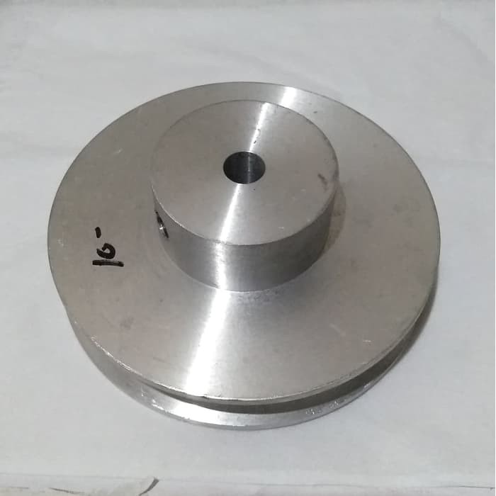 Pulley / Pully / Puli Jalur A1 Diameter 4&quot; Inch As 10 mm Aluminium