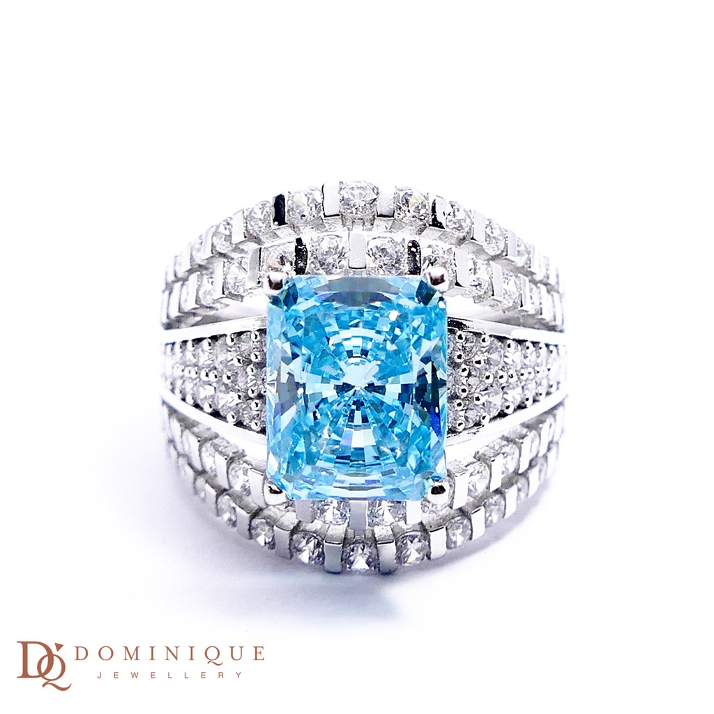 

Dominique Jewellery-Cincin Colour Stone 75% SNI DQC 1549