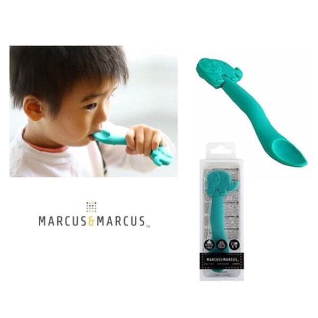 Marcus &amp; Marcus Silicone Feeding Spoon