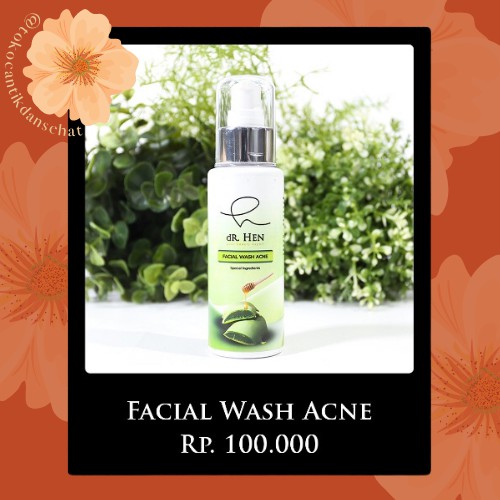 dR. Hen Facial Wash Acne - dR. Hen Skincare by Athena Group