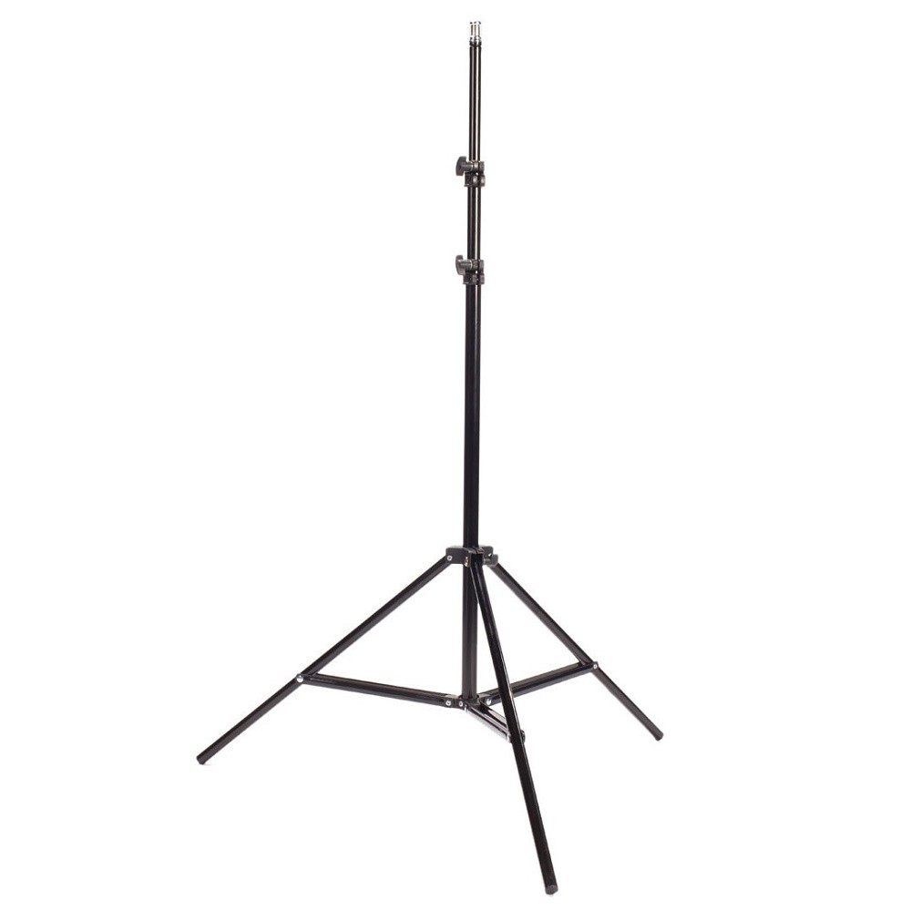 Portable Light Stand Tripod 16mm 1/4 Thread 3 Section 200cm for Studio Lighting