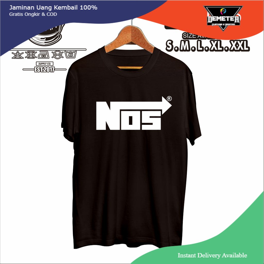 KAOS BAJU BALAP MOBIL NOS RACING OTOMOTIF - Demeter.Cloth