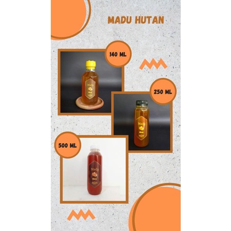 

Madu Murni Hutan Madu Hutan Asli 140ml