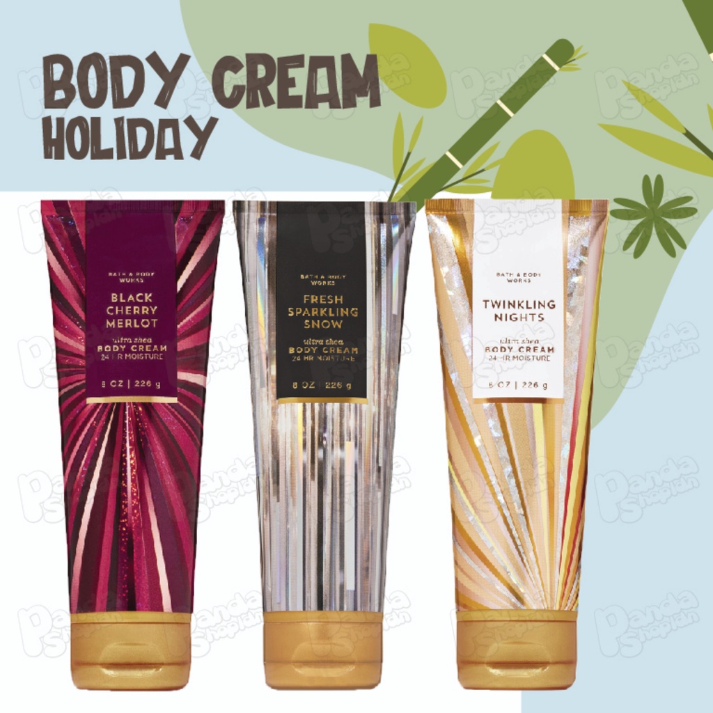 BBW Body Cream Holiday Edition