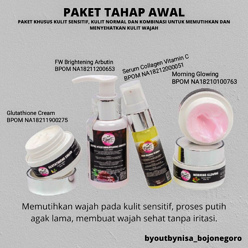 COD PAKET TAHAP AWAL KULIT SENSITIF BYOUT BY NISA BPOM AMAN BUMIL BUSUI ORIGINAL BYOUTBYNISA
