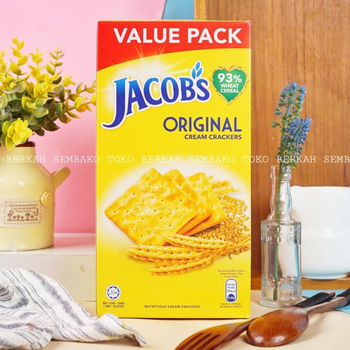 

BISKUIT JACOBS ORIGINAL CREAM CRACKERS 360 GR ( REFILL PACK ) BISCUIT
