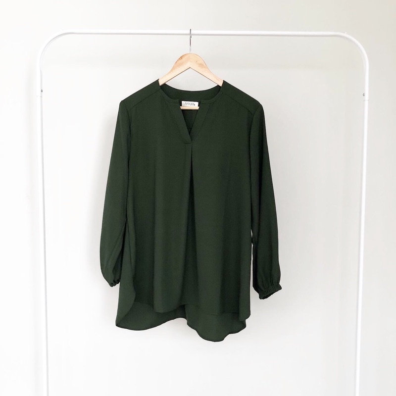 Skipper Blouse + Widepants (dijual terpisah)-Skipper Army