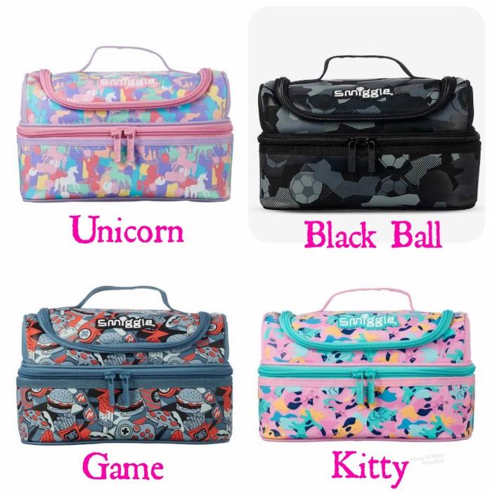 Smiggle Illusion Double Decker Lunchbox - Tas Bekal Smiggle Original