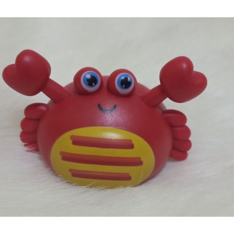 Mainan Anak Mobil Hewan Mobilan Bentuk Binatang Bentuk Hewan Lucu Pull Back / Mainan Lucu Tarik Mundur MURAH-Kepiting Merah