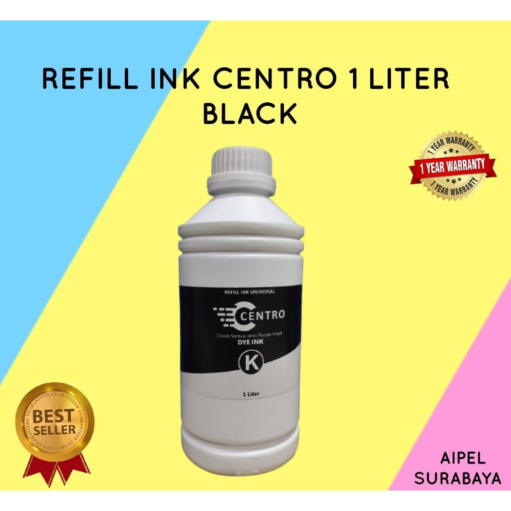 RIC1K | REFILL INK CENTRO 1 LITER BLACK