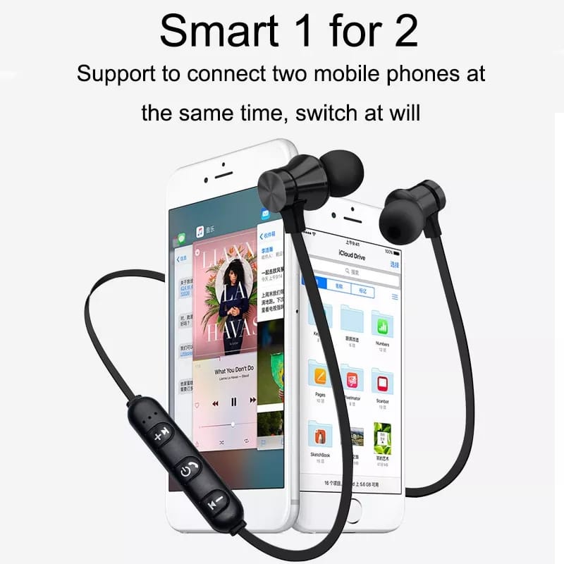 HEADSET / HANDSFREE BLUETOOTH SPORT Extra Musik Bisa DIpakai semua TIPE HP