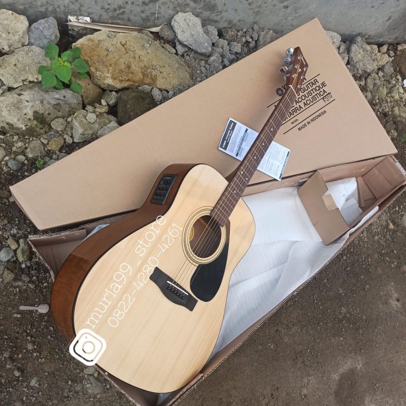 Gitar Yamaha f310 Original akustik elektrik Fishman