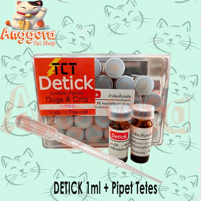 Detick Obat kutu Kucing dan Anjing