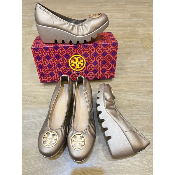 Tory burch Wedges kulit domba 100%