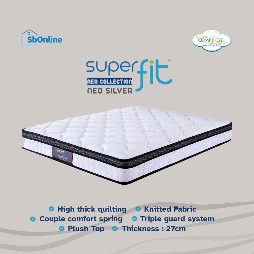 Springbed Comforta Superfit Neo Silver - Kasur Saja