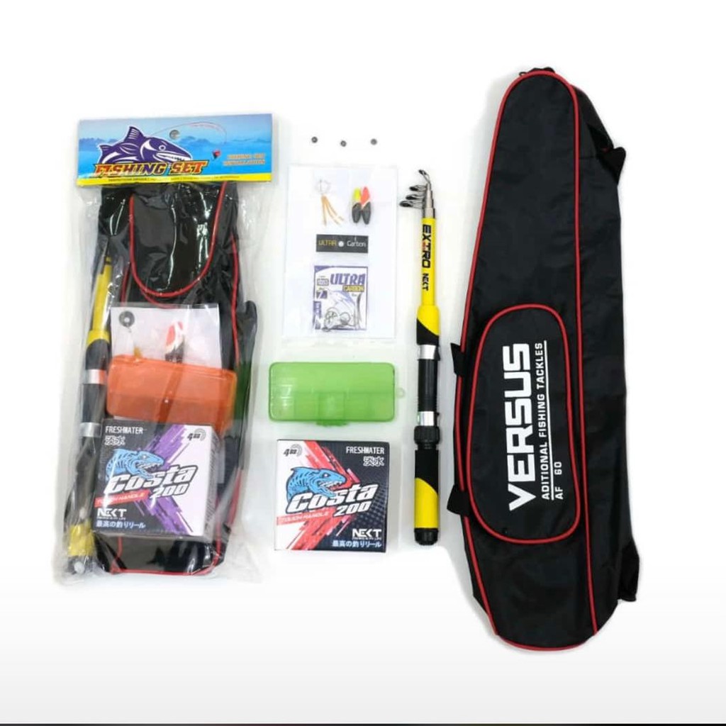 Joran Pancing 1 Set Komplit Merk Versus
