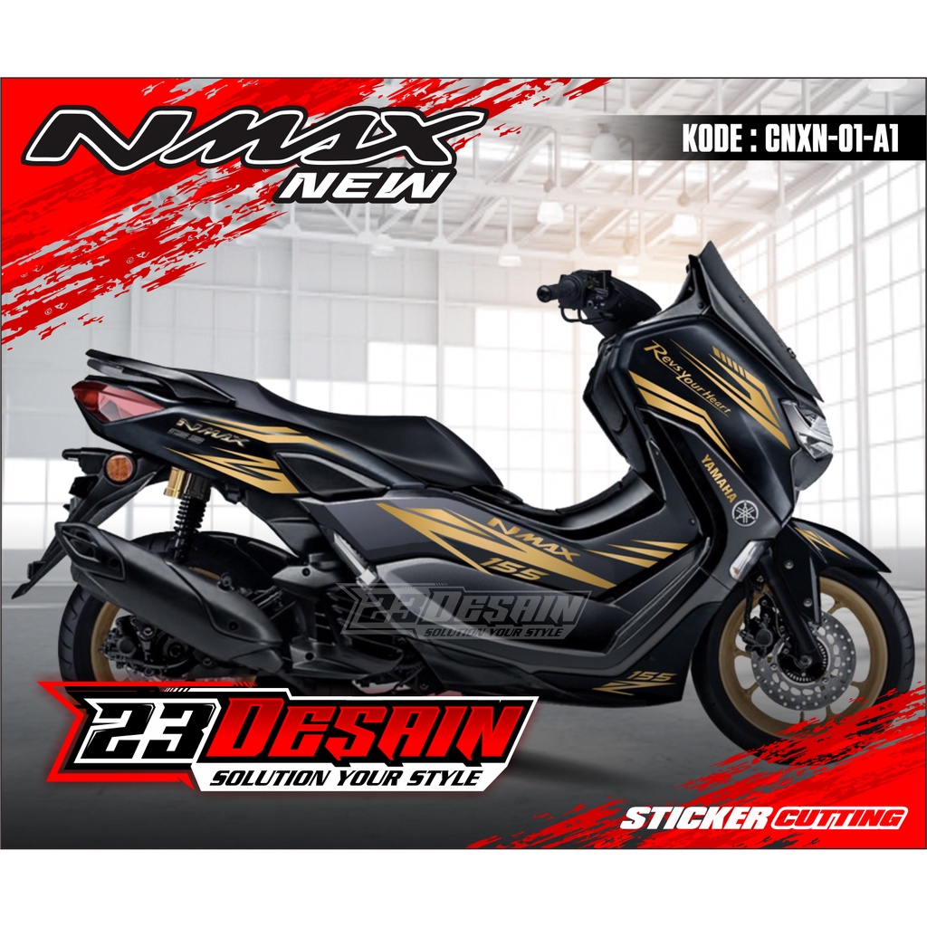 Stiker motor stiker nmax new 155 stiker nmax 155 cutting nmax cutting stiker nmax gold stiker murah 