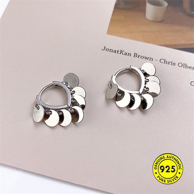 Anting Klip Telinga Bahan S925 Silver 18k Gold Untuk Wanita