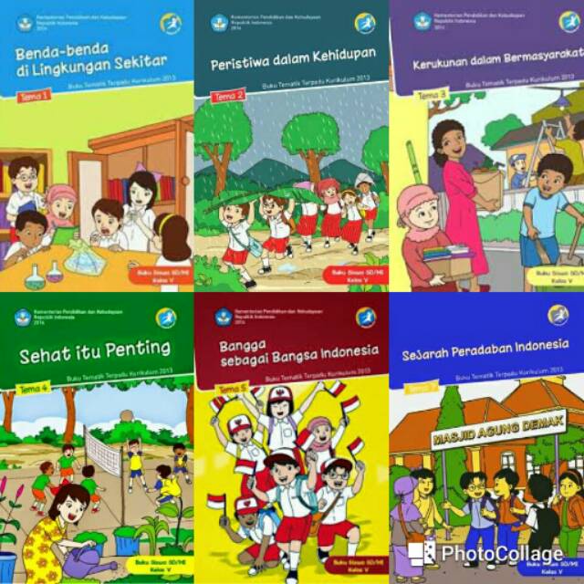 Paket tema 1 - 6 kelas 5 kurikulum 2013