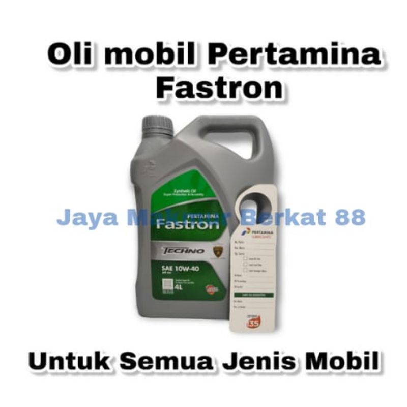 BIG SALE - OLI FASTRON TECHNO HIJAU API SAE 10W-40 GALON ISI 4L