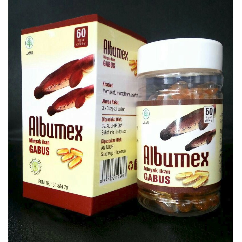 Albumex Minyak Albumin Ikan Gabus Pom Tr Shopee Indonesia