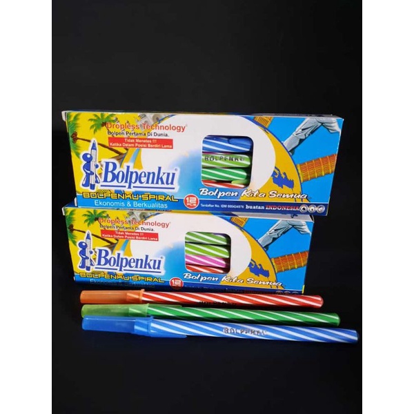 

BULPEN SPIRAL 1 PAK ISI 12 PCS
