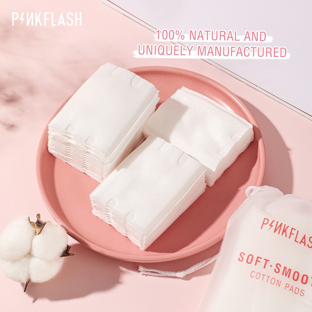 PINKFLASH Makeup Cotton Pads / Kapas Wajah facial cleansing