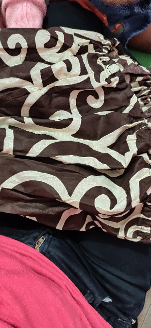 Cover Tempat Tissue Bahan Katun Lokal Teralis Coklat | Sarung Tisu Karakter | Cover Wadah Tissu Set