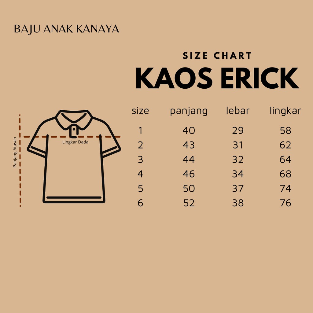 1-3TH KAOS ANAK KERAH ERICK