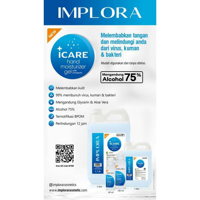 IMPLORA Hand Sanitizer 1 liter