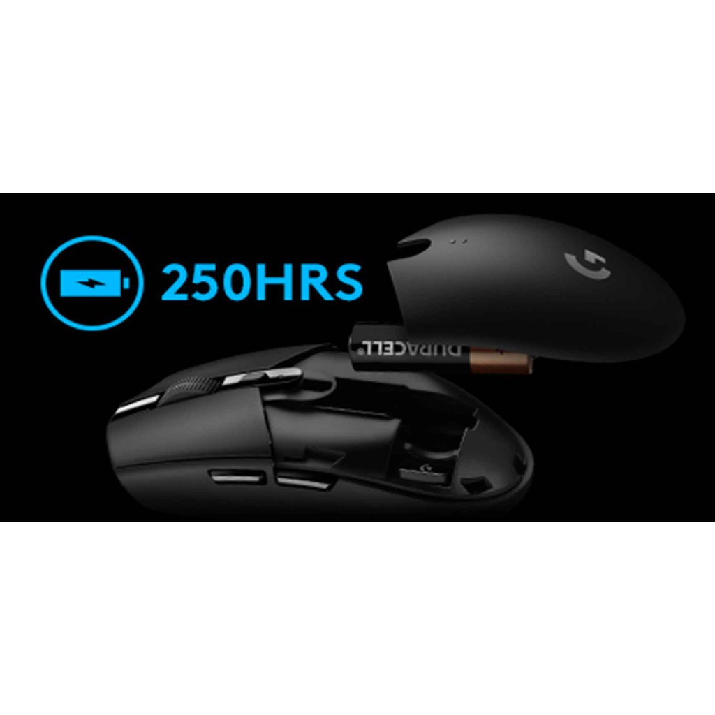 Mouse wireless gaming logitech usb 2.4ghz optical 12000dpi 400ips 40g 10Khzlightspeed g304 g-304