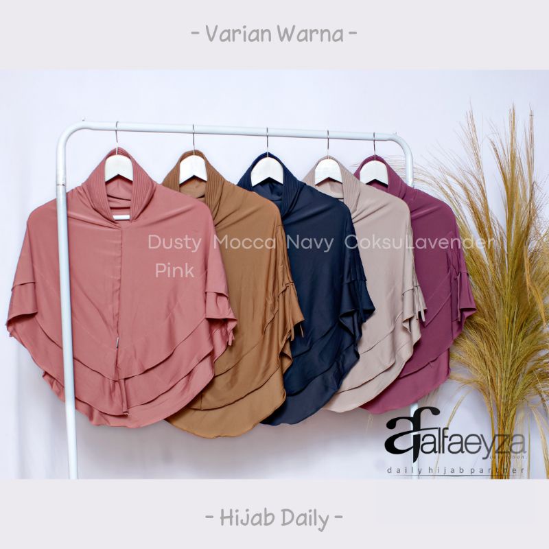 Jilbab Instan Serut Samping Alika alfaeyza Spandex Jersey-3
