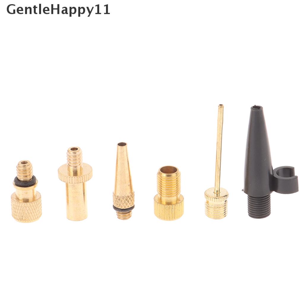 Gentlehappy Inflator Pump Nozzle Kit Presta Schrader Valve Adapter Adaptor Katup Sepeda