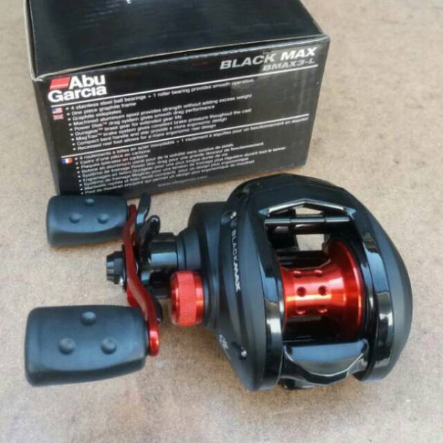 Reel Pancing BC Baitcast 5 BB Abu Garcia Black Max BMAX 3L Left Hand