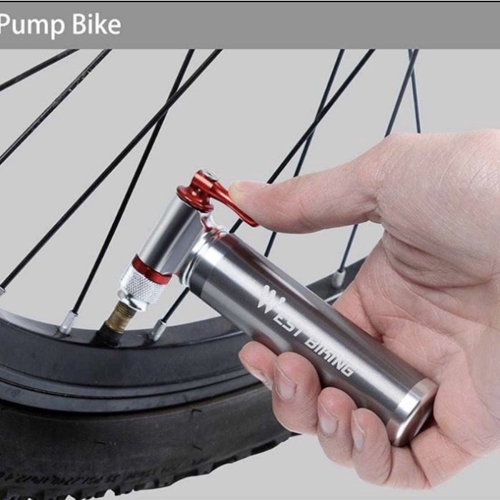 Pompa Angin Ban Sepeda CO2 Inflator Portable Bike Punp WEST BIKING