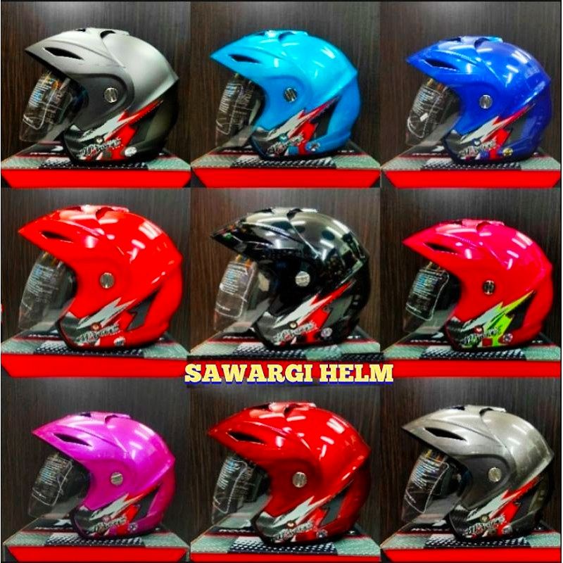 Helm TGP JP5 Ukuran XL fit XXL/Helm SNI/Helm Murah Dewasa /Helm Cewek-Cowok/Helm Besar