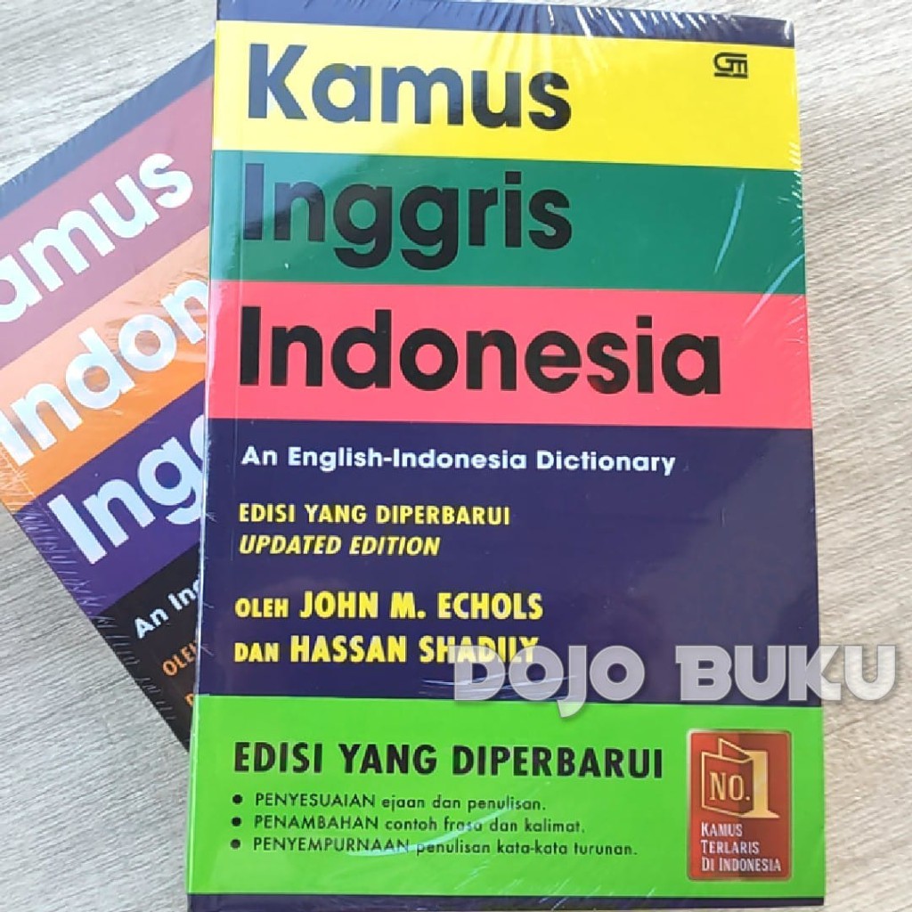 Kamus Indonesia Inggris - Inggris Indonesia SC ( John M Echols dan Hassan Shadily ) SOFTCOVER