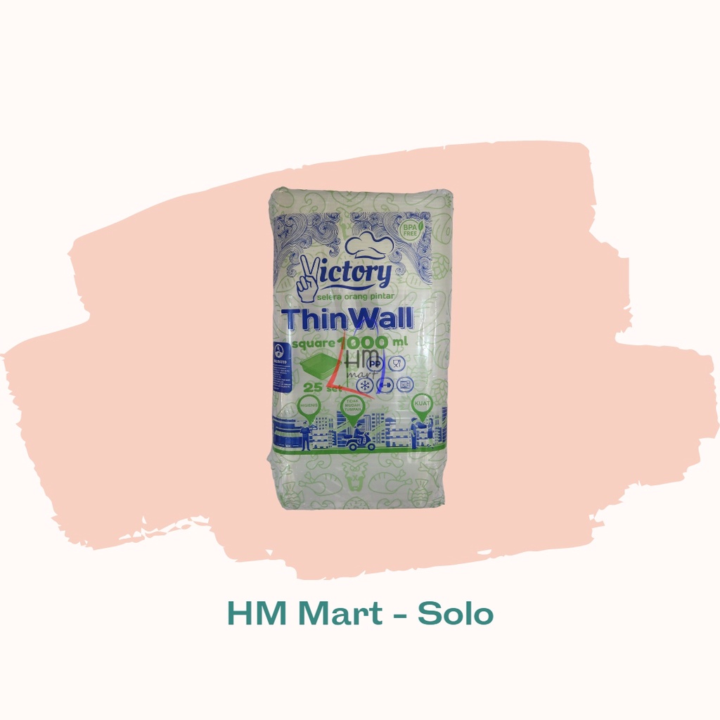 Thinwall 1000ml Victory Square